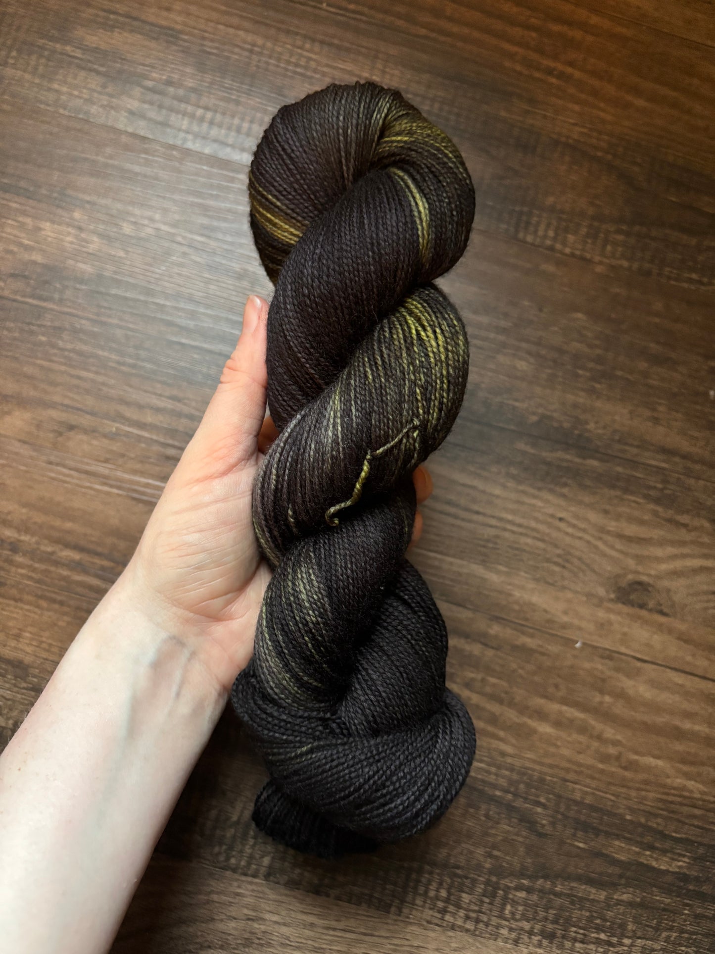 Swamp Thing on discontinued sock weight