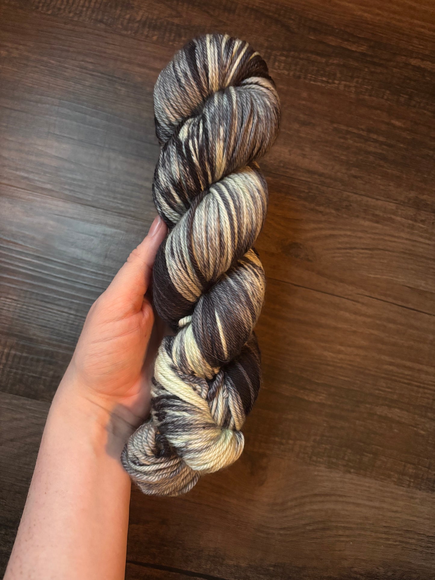 Green and Black on Worsted Weight