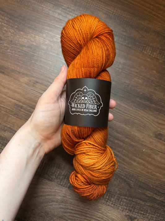“Fallen Leaf” on discontinued sock weight