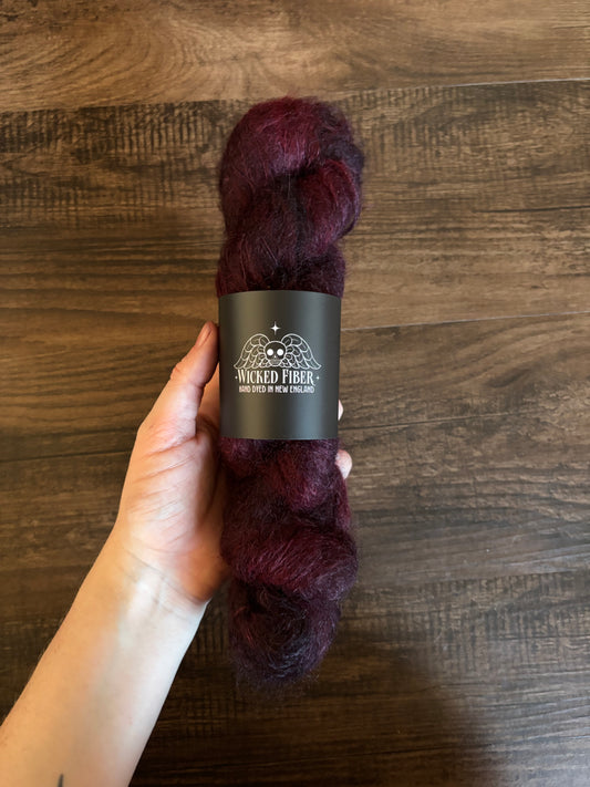 Mohair Red/Black OOAK